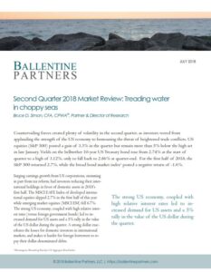 Screenshot of the first page of the 2Q 2018 Market Review